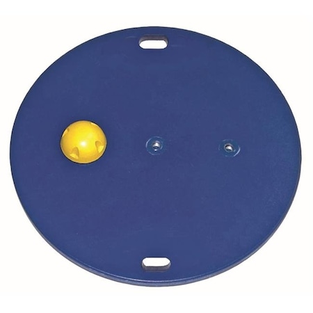 Cando International Cando 10-2020 16 in. Balance Combo Circular Wobble & Rocker Board; Yellow 44105
